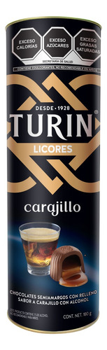 Turin Carajillo Chocolates con licor Tubo 180 g