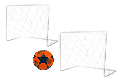 Arco De Futbol X2 Mini Desarmable Juguete Juego Con Pelota