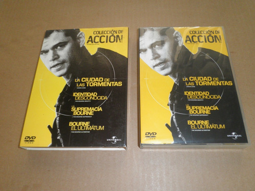 Coleccion De Accion Matt Damon Jason Bourne Dvd