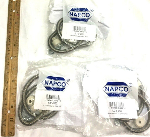 Napco Lot Of 3 Electric Furnace Restring Kit L38-665 / L Aac