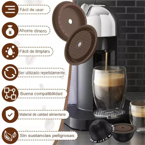 Cápsulas Vertuo Reutilizables Para Cafetera Nespresso, 5 Uni