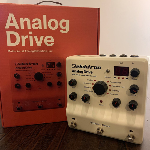 Elektron Analog Drive Pedal Multiefectos Analogico Overdrive