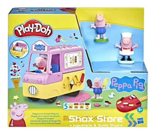 Camion Helados Peppa Pig Play Doh Masa Accesorios Plastilina