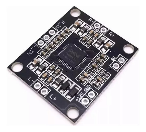Mini Amplificador De Audio Stereo Digital Pam8610 2 X 15w Nf