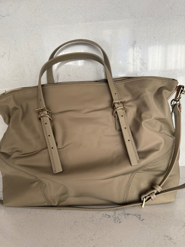 Bolsa Bimba Y Lola Beige Beige Lisa Oro Beige