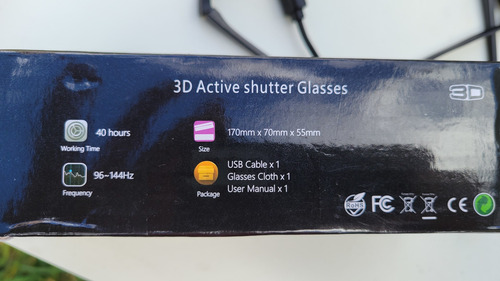 Lentes 3d Activo Recargables