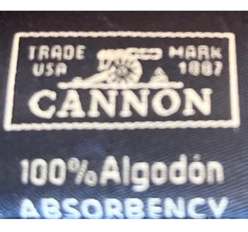 Imagen 5 de 9 de Toallon Cannon Hotelero Xl 90x150 Cm ALG 100% 520 Gr