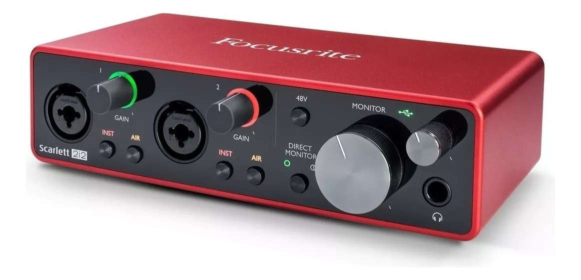 Primera imagen para búsqueda de focusrite scarlett 2i2