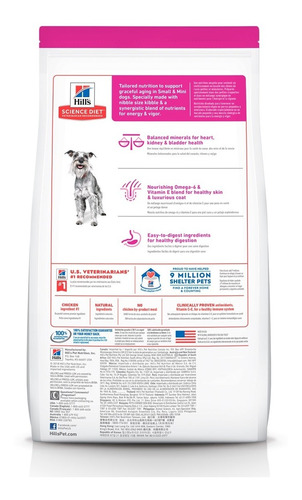 Imagen 2 de 3 de Hill's Science Diet Adult 7+ Small Paws 2 Kg