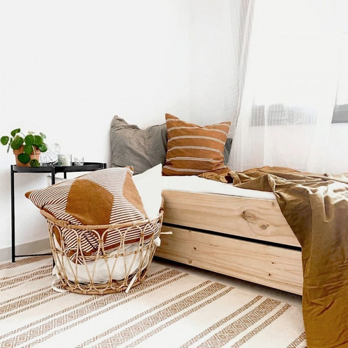 Imagen 5 de 8 de Base Cama Nido Apilable En Madera 100% Maciza Ref: Hund