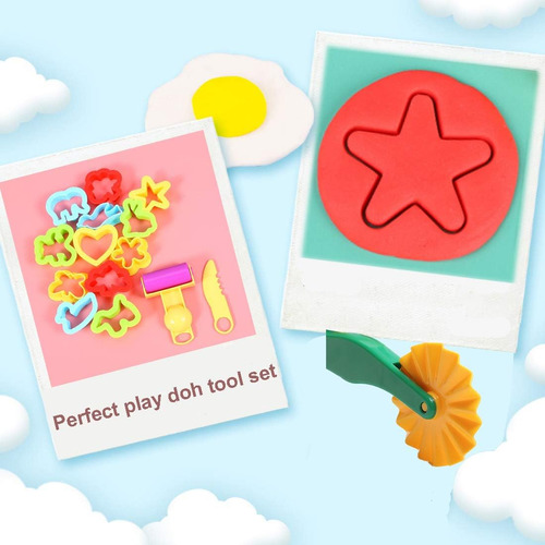 Juego 20 Herramientas Para Modelar Plastilina Oun Nana
