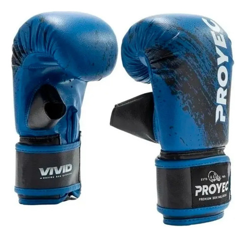 Guantines Boxeo Abrojo Kick Bolsa Vivid Training Importado