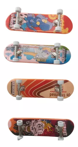 5 Skate Dedo Profissional Shape Com Lixa Para Rampa Pista