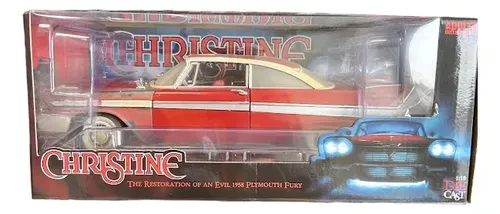 Miniatura Carro Plymouth Fury Christine 1/18 - Com Luzes