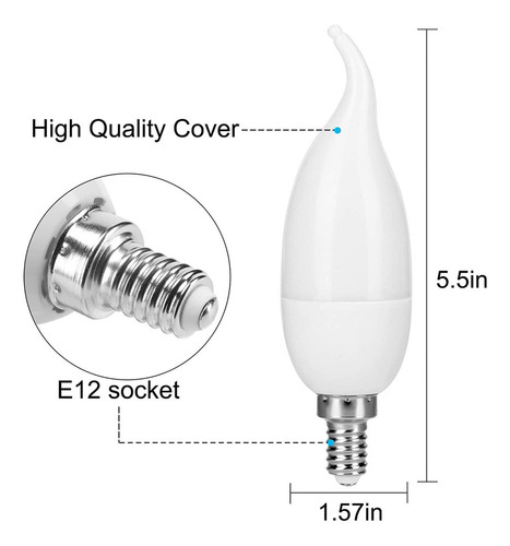 Bombilla Led Con Efecto Parpadeante De Llama