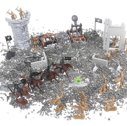 Medieval Knight Pretend Play Model Castle Building With