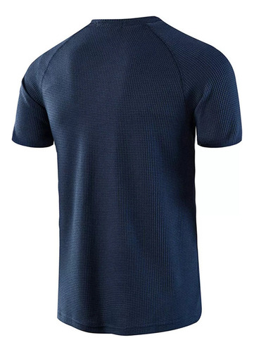 Playera Tipo Polo De Manga Corta Con Cuello Alto Hombres