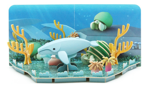 Halftoys ocean playset 16cm series ballena jorobada