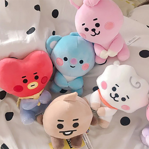 Bt21 Peluche 7 Tipos Grande 25cm Peluches Grandes Color Rojo