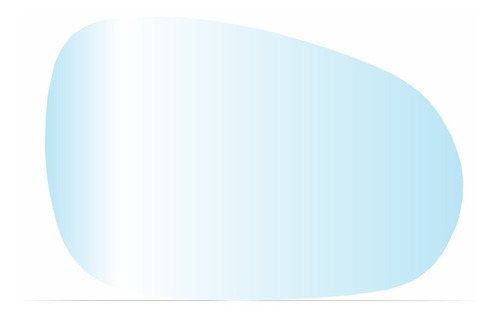 Lente Espelho Retrovisor Refil Novo Palio Convexo Azul  Ld