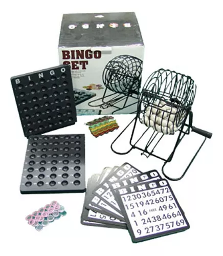  Conjunto para bingo real: 1000 fichas, 100 cartones y un mazo  grande de cartas para cantar números de Royal Bingo Supplies : Juguetes y  Juegos