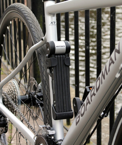 Candado Kryptonite Kryptolok 610 Linga Plegable Bici Color Negro