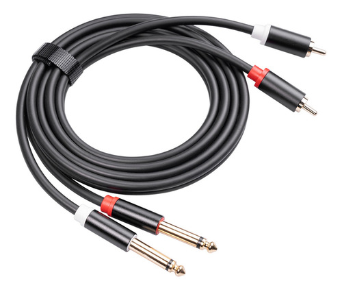 Y) Cable De Interconexión De Audio Dual De 1/4 «ts A Dual