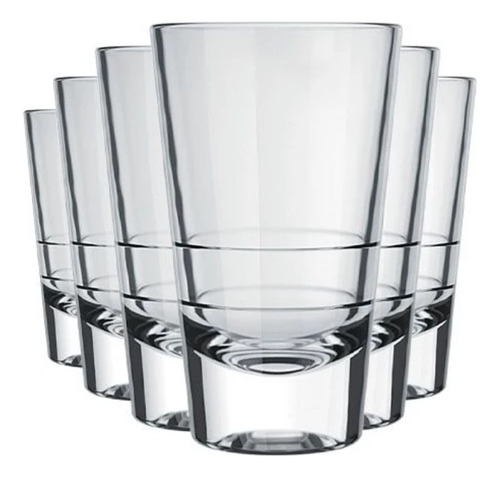 Conjunto 6 Copo Dose Caninha Adega Bar Restaurante