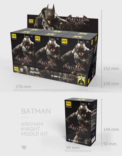 Figuras Armables 6 Pzas Batman Arkham Knight 11 Cm Original