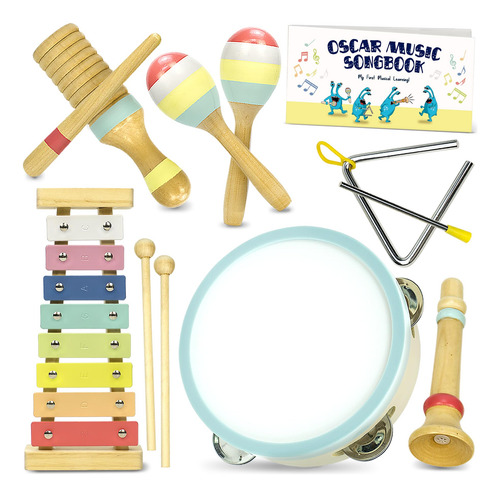 Set De Instrumentos Musicales Miniartis Baby Montessori 1-3