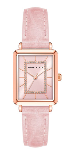 Reloj Mujer Anne Klein Ak-3820rgpk Cuarzo Pulso Rosado En