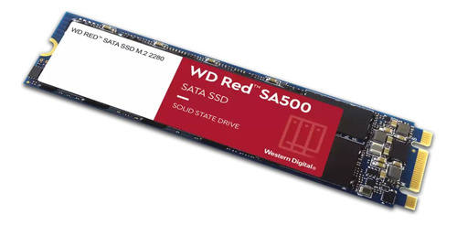 Disco Solido Western Digital Red Sa500 De 500gb Sata 3 Color Rojo