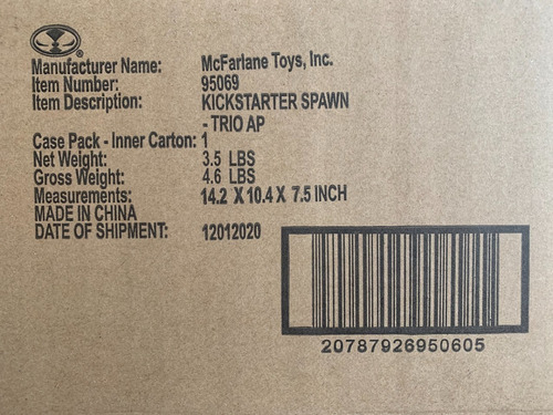 Kickstarter Spawn Version Artist Proof Gris Mcfarlane Toys (Usado)