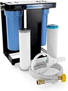 Camco Tastepure Rv Dual Canister Water Filter, Carbon Kdf | 