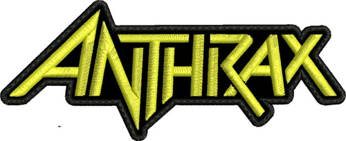 Parche Bordado Anthrax Metalero