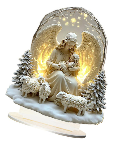 ) Escena De Natividad De Ángel De Navidad 2d, Estilo A