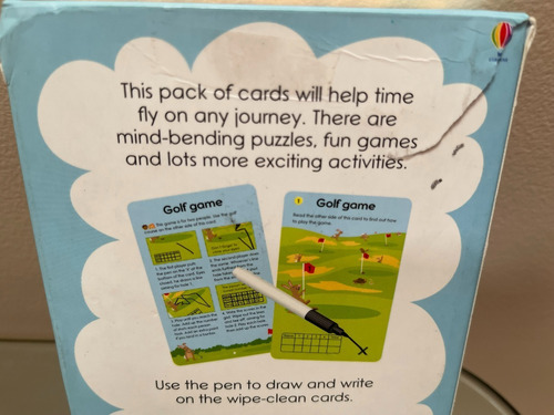 Juego Caja Mesa Para Viaje 50 Things To Do On A Plane Ingles (Usado)