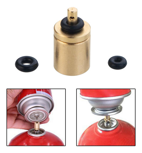 5 Adaptador De Recarga De Gas Ligero Inflar Bote De Gas