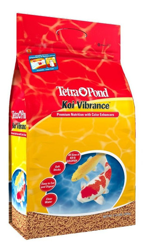 Alimento Tetra Pond Koi Vibrance 3750g -color Para Tus Kois