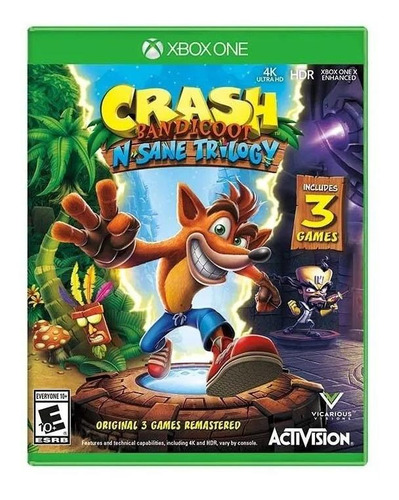 Crash Bandicoot: N. Sane Trilogy 2.0  Standard Edition Activision Xbox One Físico