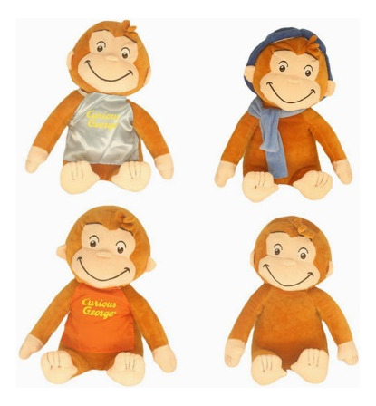 Curioso Mono George Curious George Mono Lindo Muñeca De