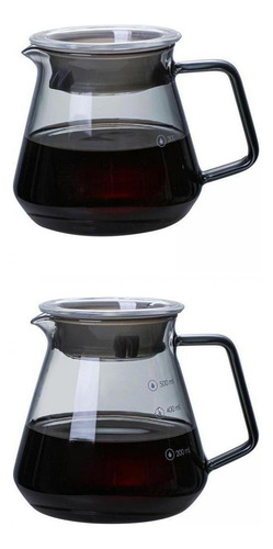 2x Vaso Para Verter Sobre La Cafetera Goteo Manual Servidor