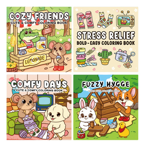 F Livro De Colorir Infantil De Capa Dura De Desenho Animado
