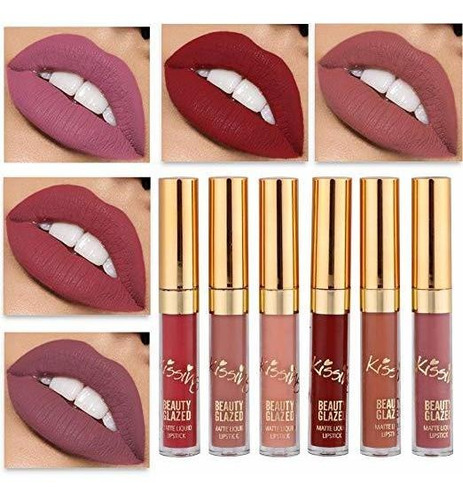 Belleza Desnuda Vidriada Mate Liquid Lipstick Lip Gloss Lip 