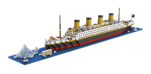 Mini Bloques Loz - Titanic + Iceberg 1860 Piezas - Puzzle 3d