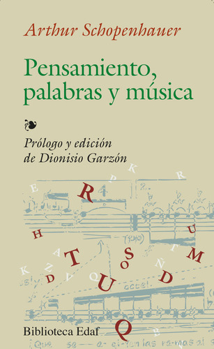 Pensamiento Palabras Y Musica - Shopenhauer,a