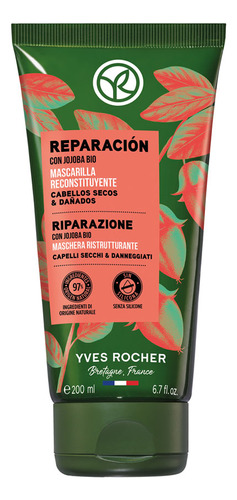 Mascarilla Capilar Cabello Reparación Noche Yves Rocher