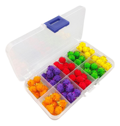 2 X 100x, Pesca Con Mosca, Trucha, Huevo, Bola De Con Oropel