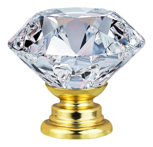 12 Tiradores Con Forma De Diamante (ver Medidas) Dorado