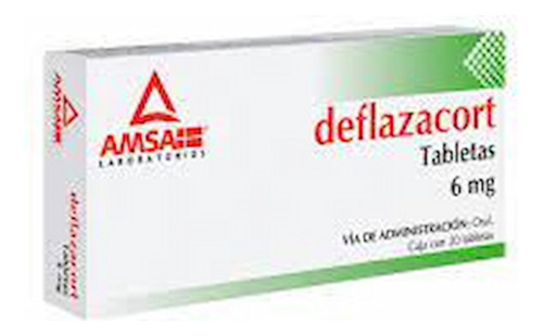 Deflazacort 6 Mg 20 Tabletas 6 Mg Caja Con 20 Tabletas
